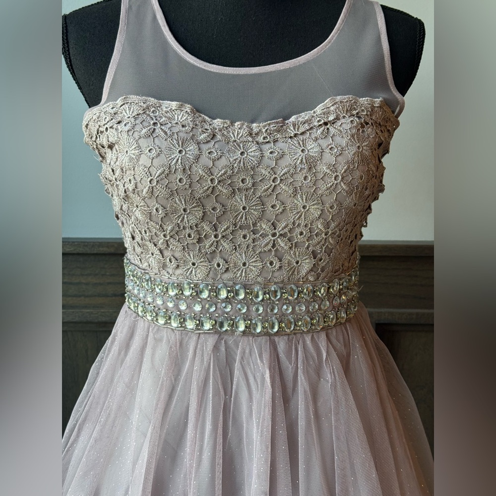 My Michelle Pink Prom Dress sz 5 - Picture 4 of 7